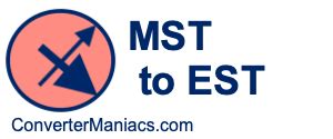 4mst to est|MST to ET Converter .